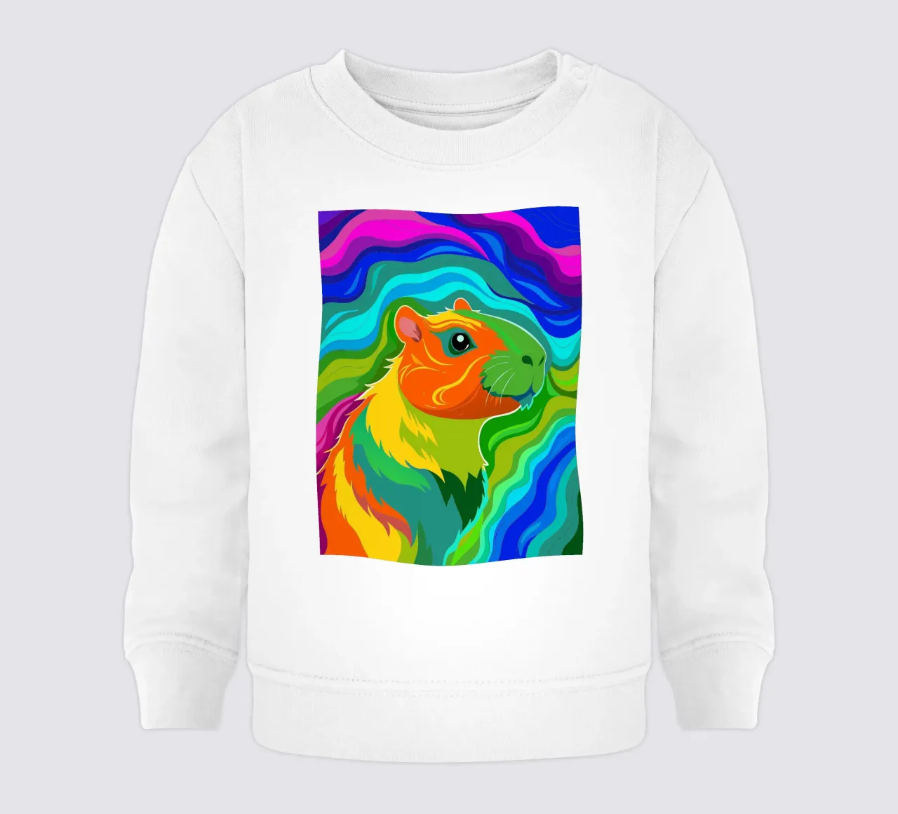 capibara vettore fullcolor felpa neonato da onelife