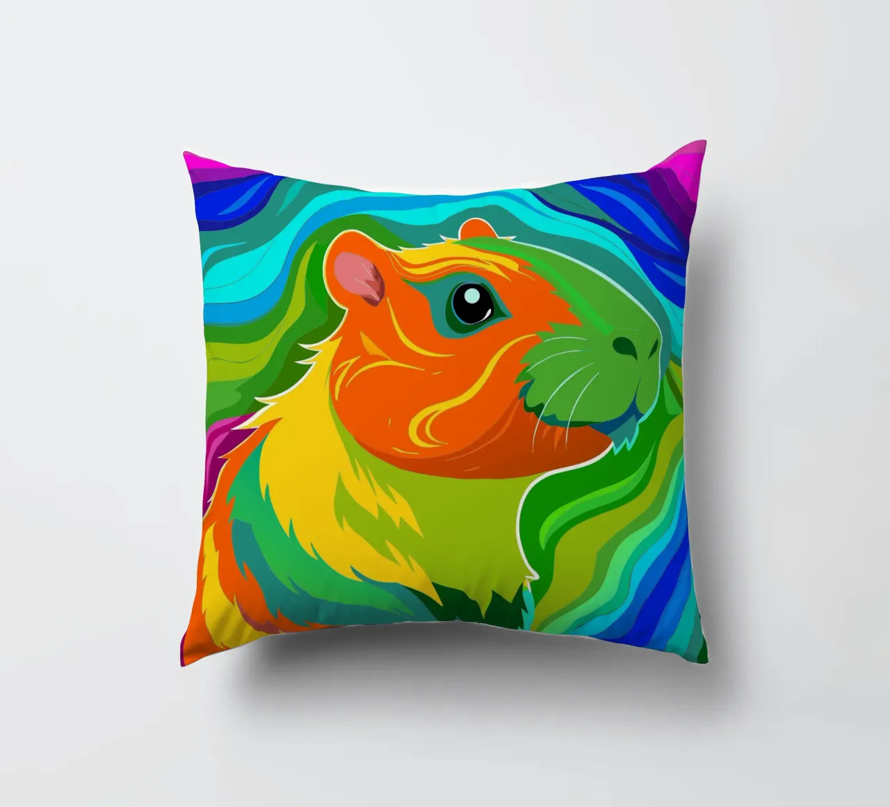 capibara vettore fullcolor cuscino da onelife
