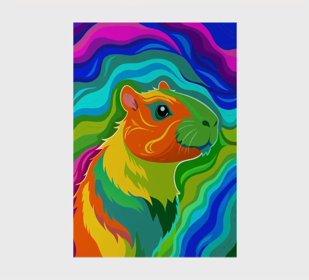 capybara vector fullcolor notebook by onelife