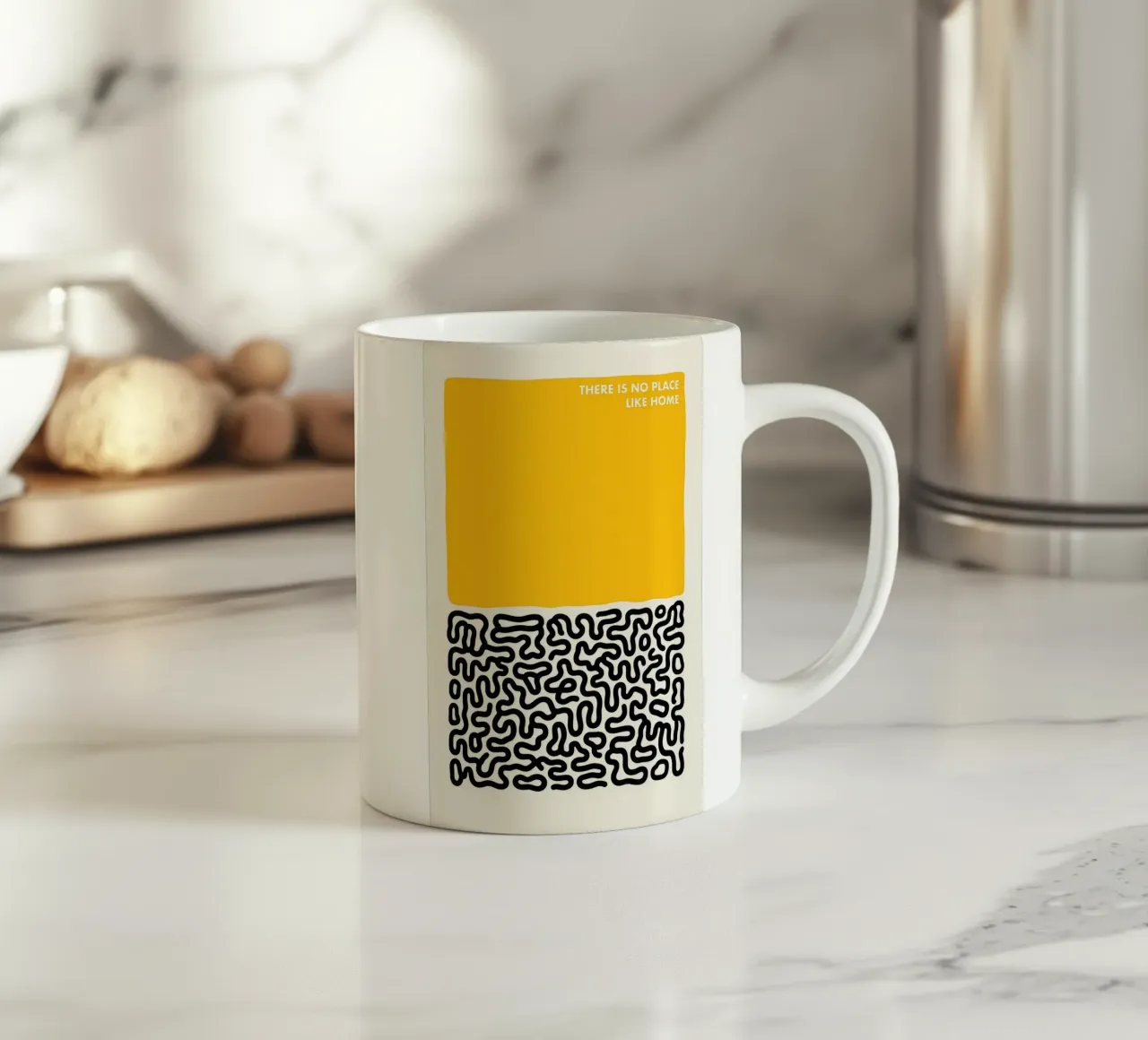 NO PLACE LIKE HOME tazza in ceramica da 20 Farben