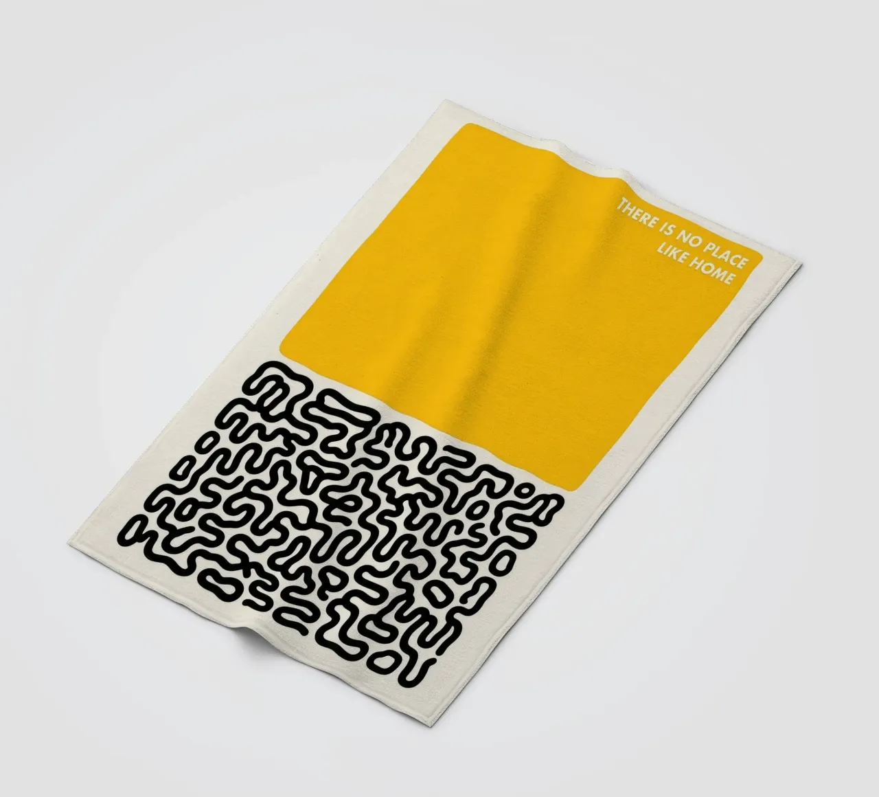 NO PLACE LIKE HOME coperta in pile da 20 Farben