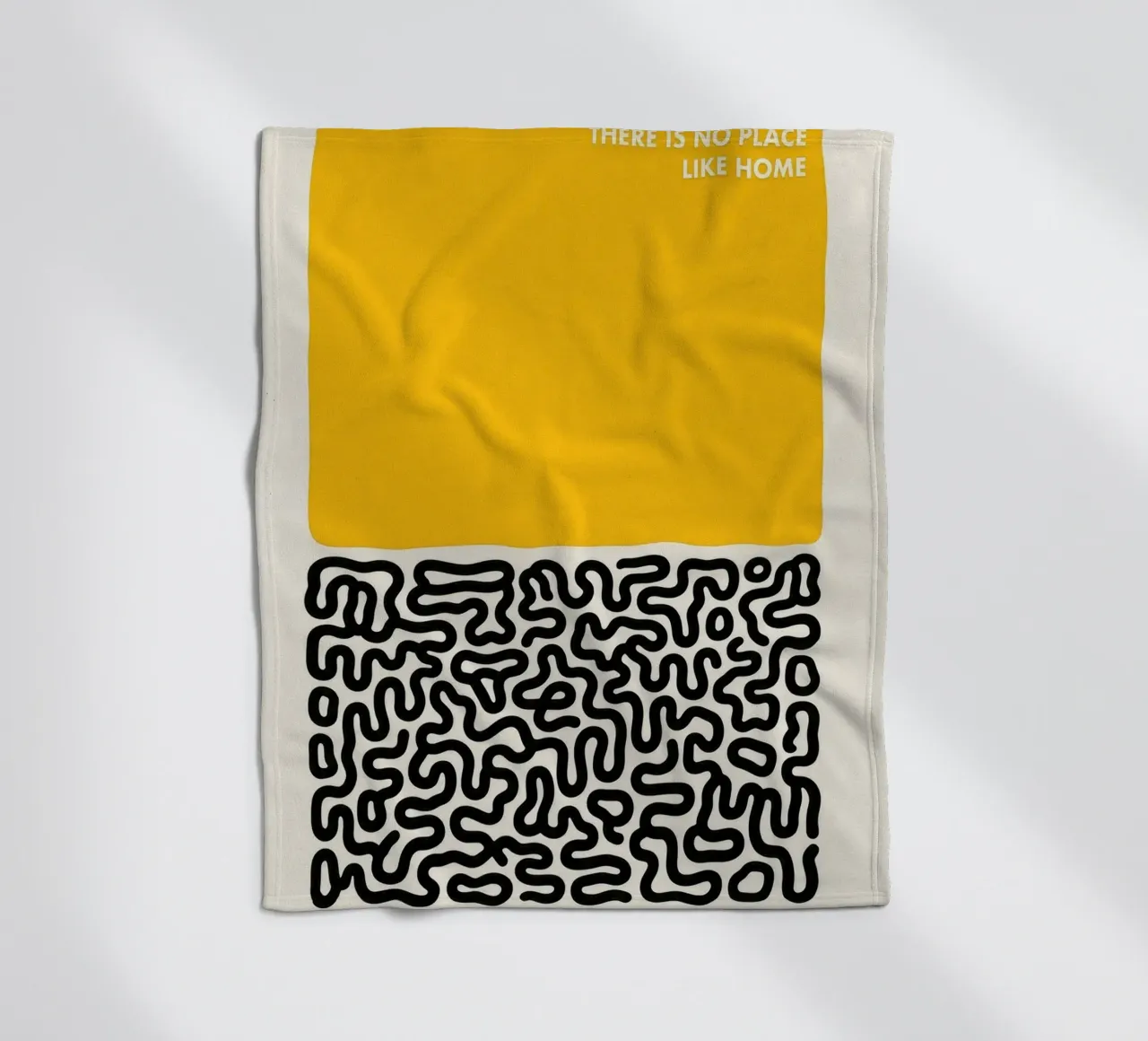 NO PLACE LIKE HOME coperta in pile da 20 Farben