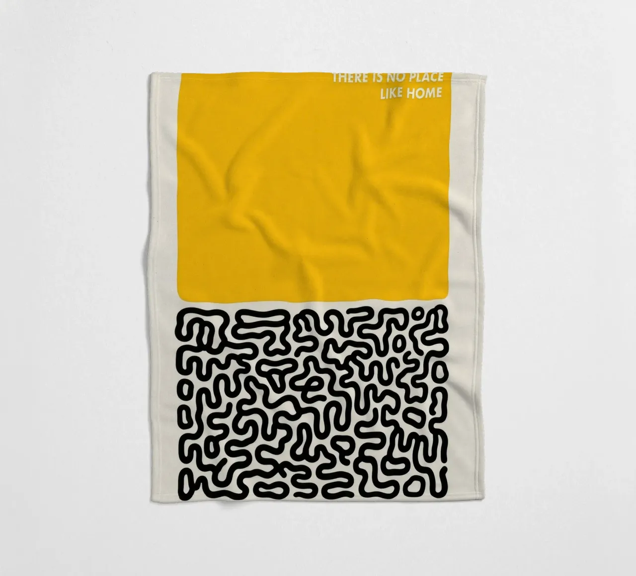 NO PLACE LIKE HOME coperta in pile da 20 Farben