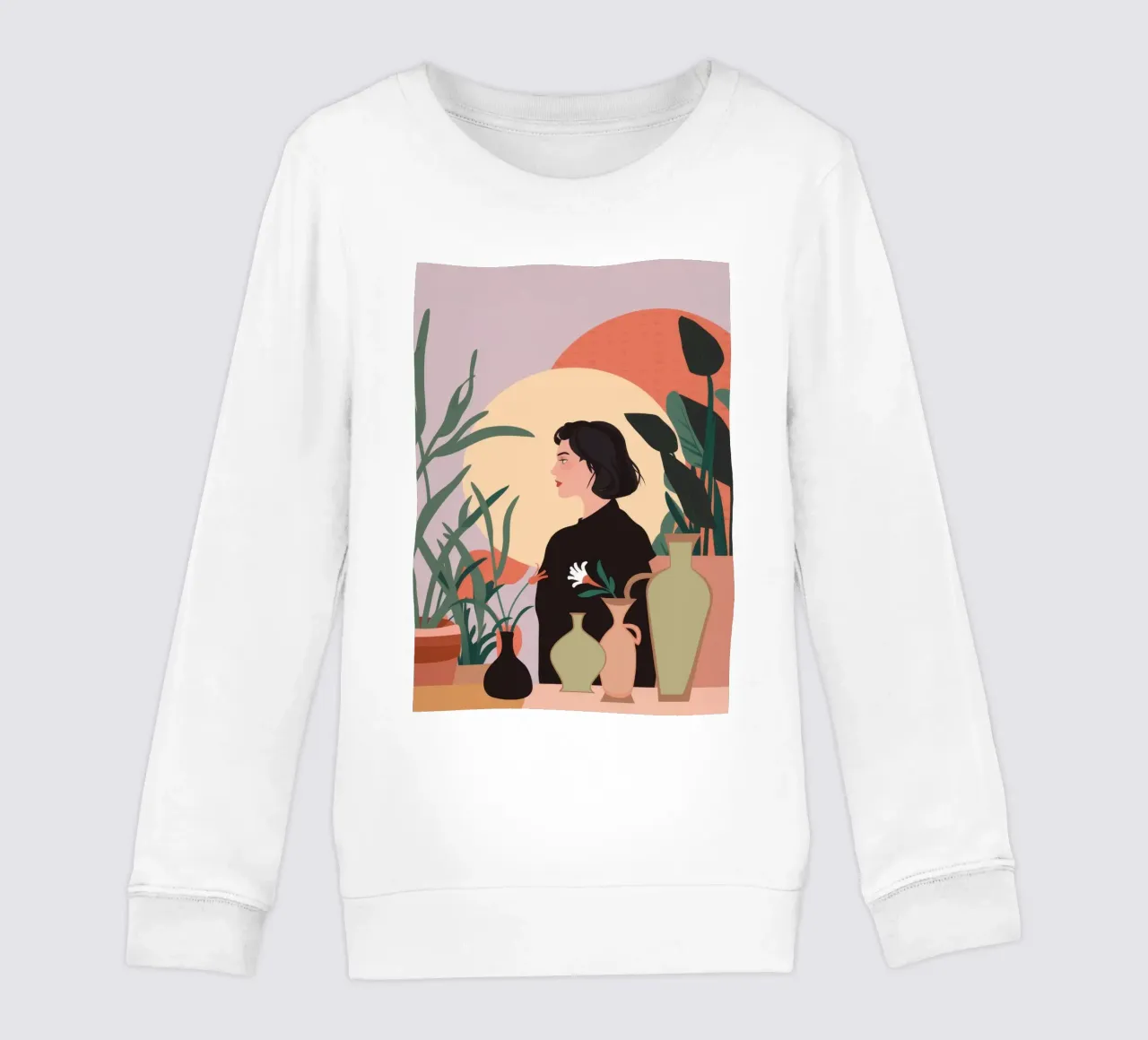 Reposo del gato de la selva sudadera para niño de Peak Delusion