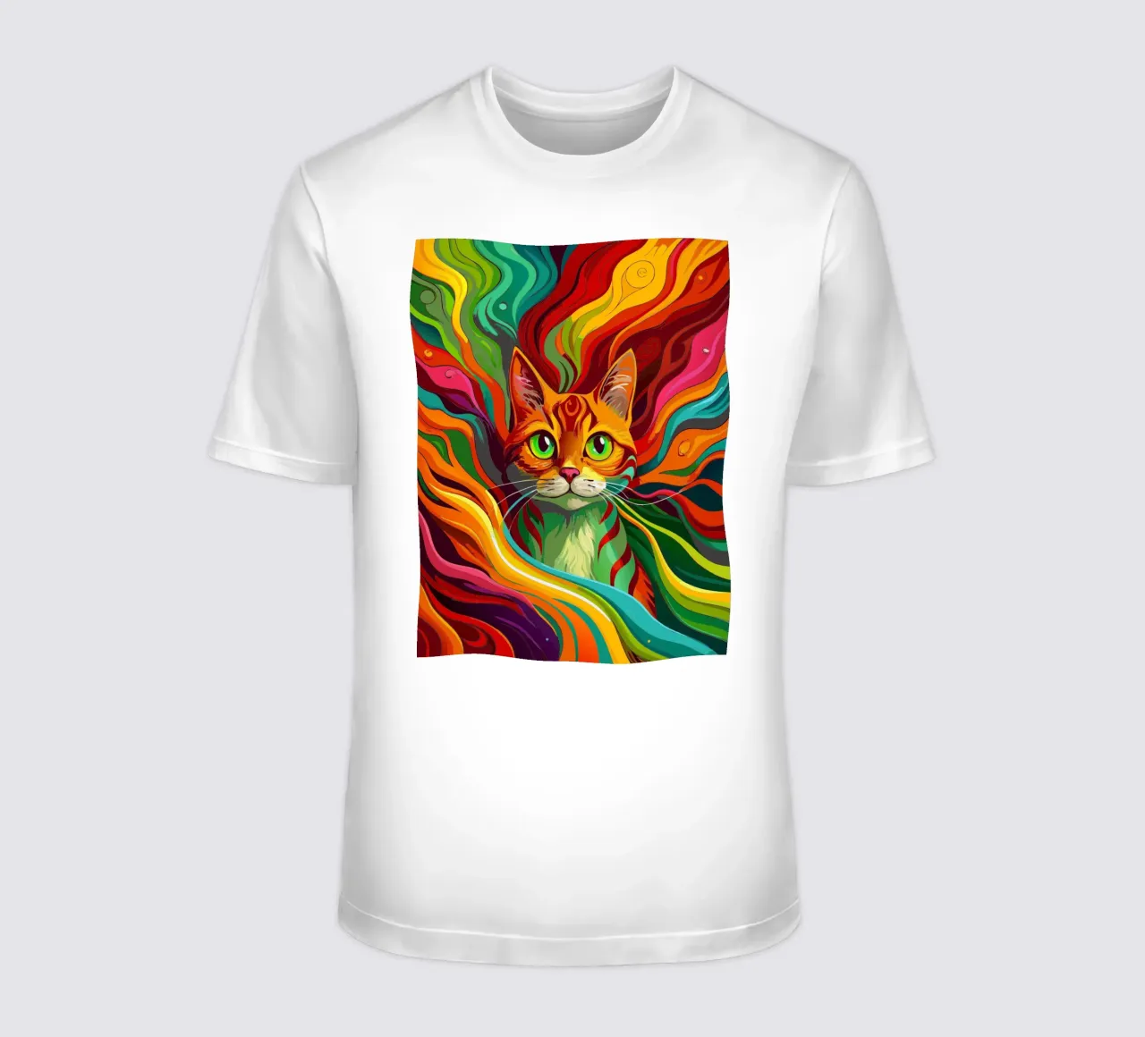 gatto vettore fullcolor t-shirt da onelife