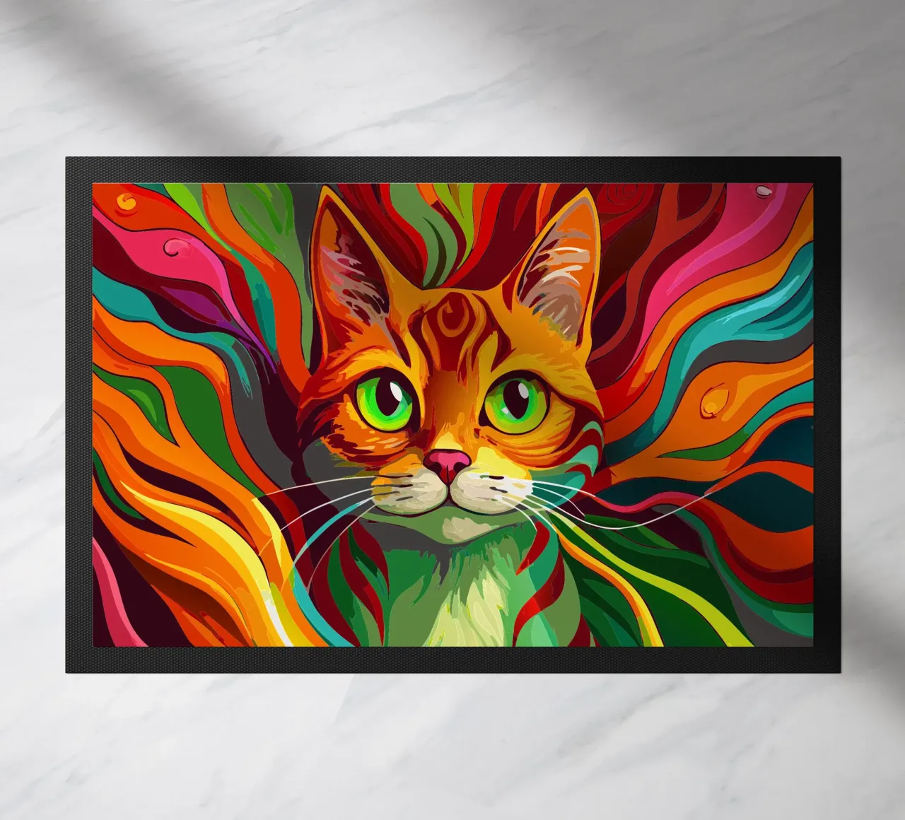 gatto vettore fullcolor zerbino da onelife