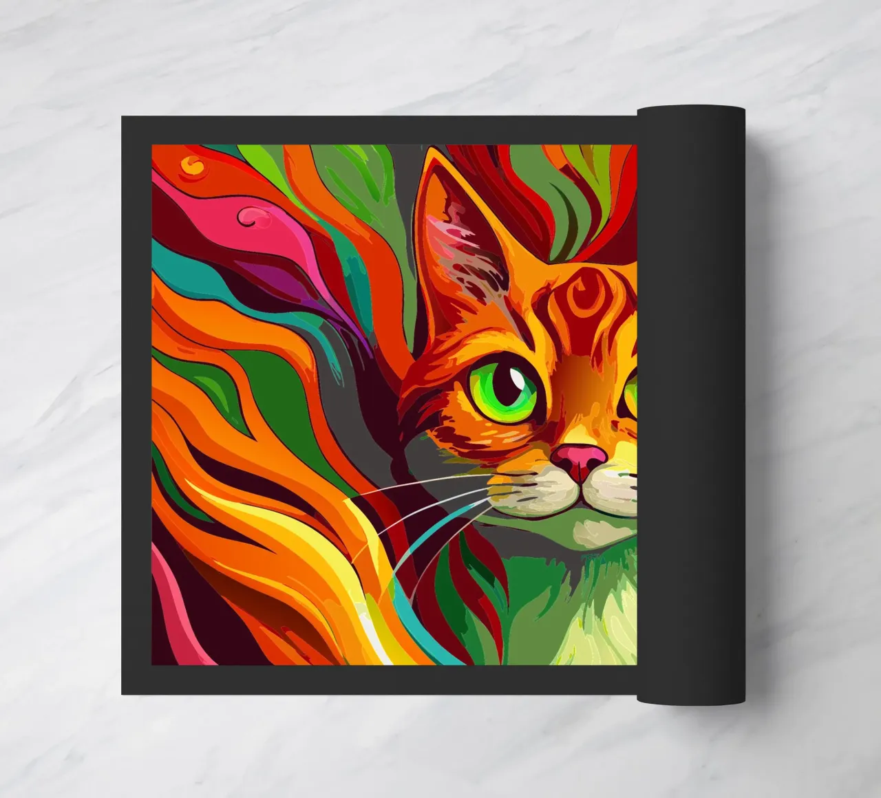 gatto vettore fullcolor zerbino da onelife