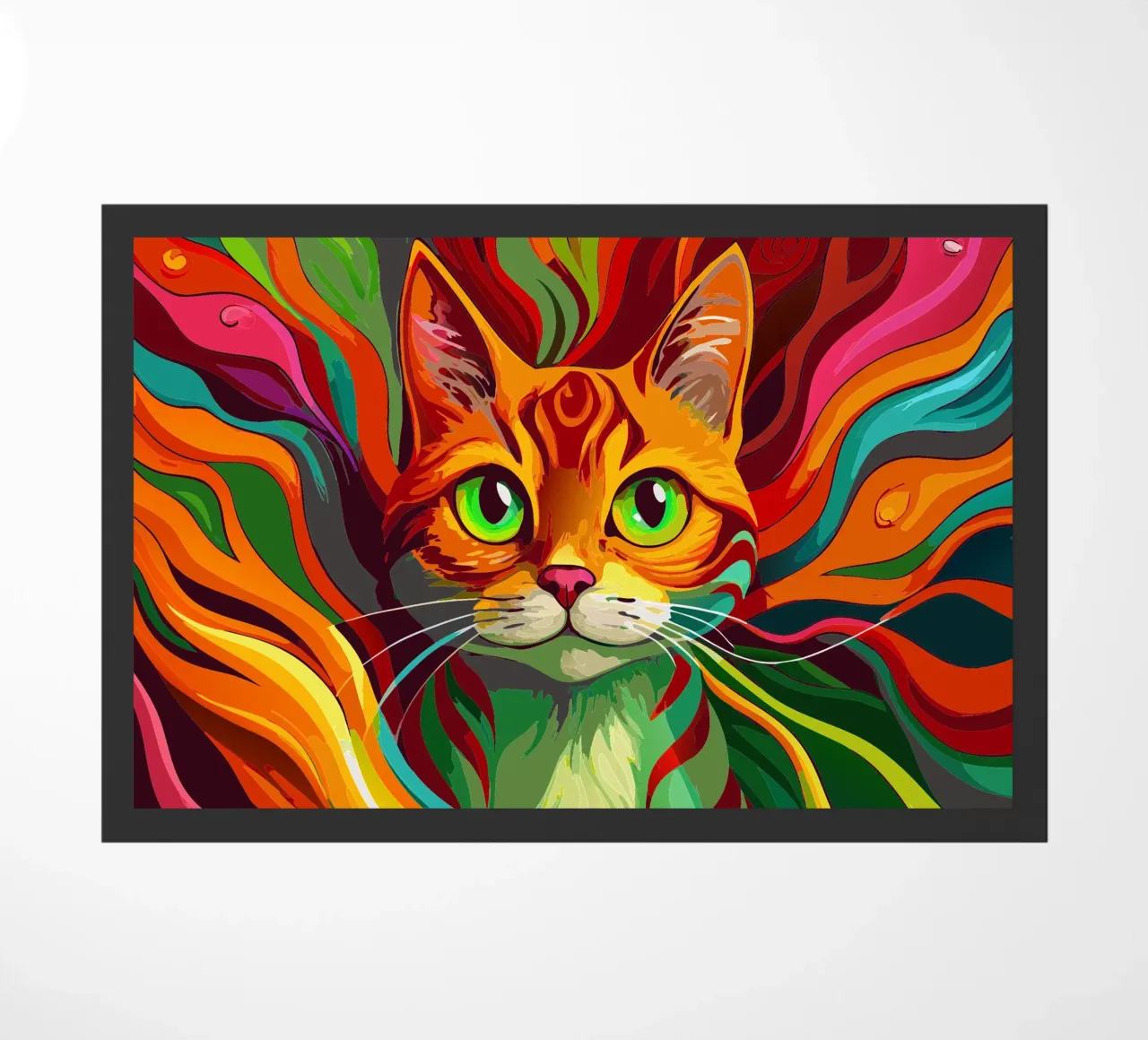 gatto vettore fullcolor zerbino da onelife