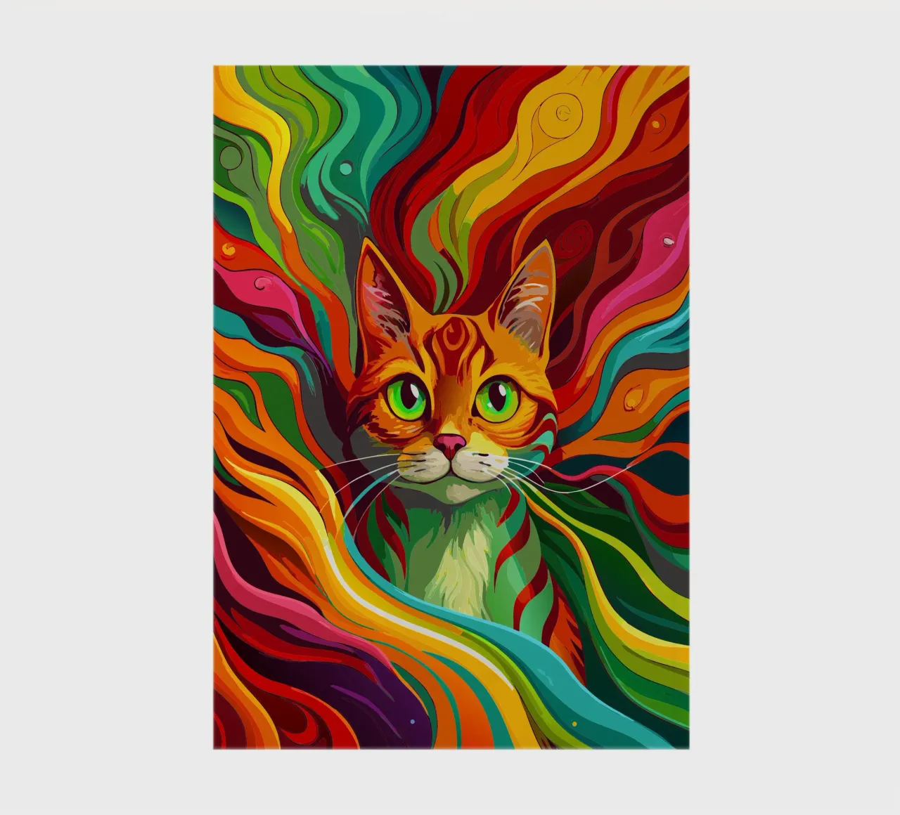 cat vector fullcolor notebook by onelife
