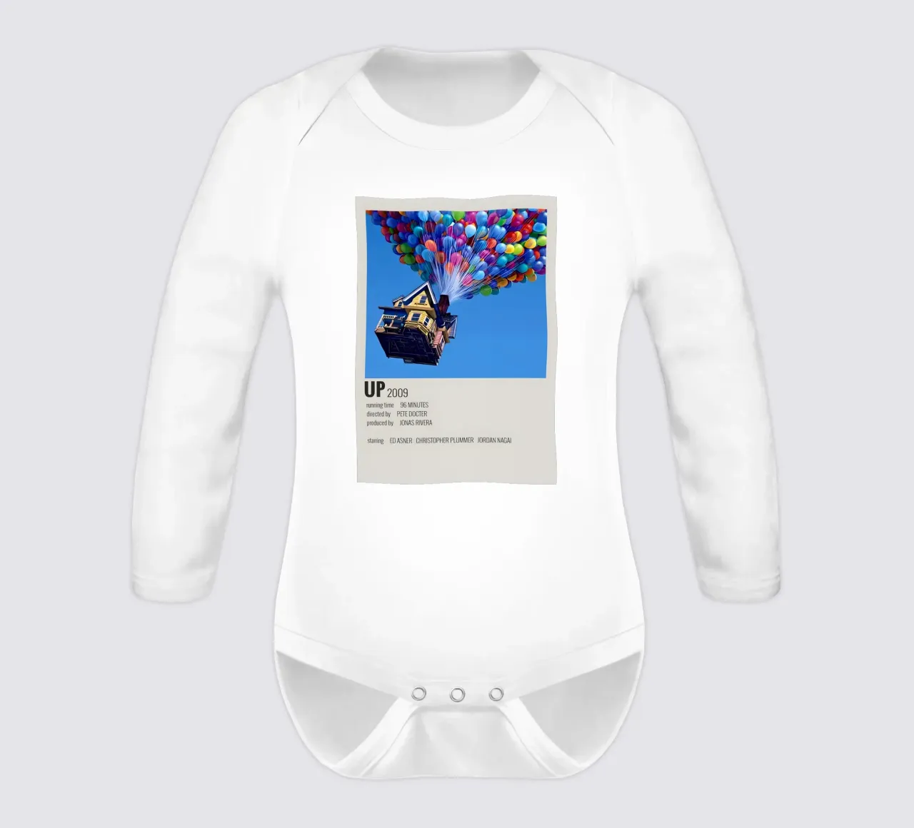 UP 2009 long-sleeve baby romper by MVFminimalist