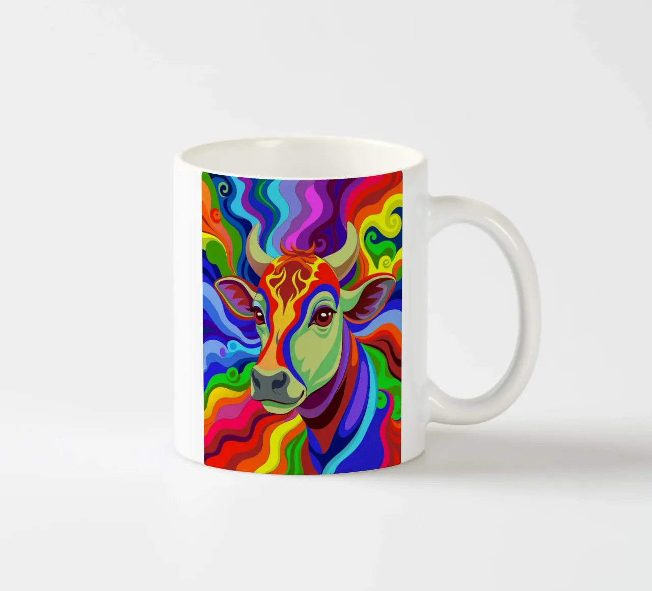 mucca vettore fullcolor tazza in ceramica da onelife