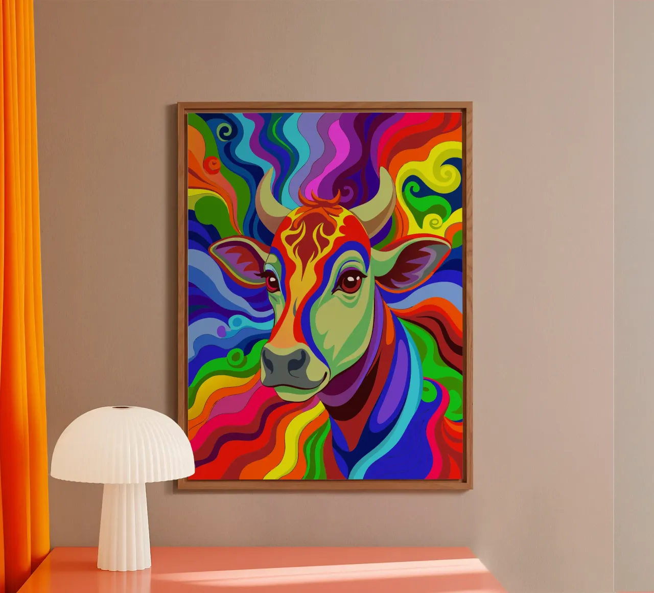cow vector fullcolor alu-dibond by onelife