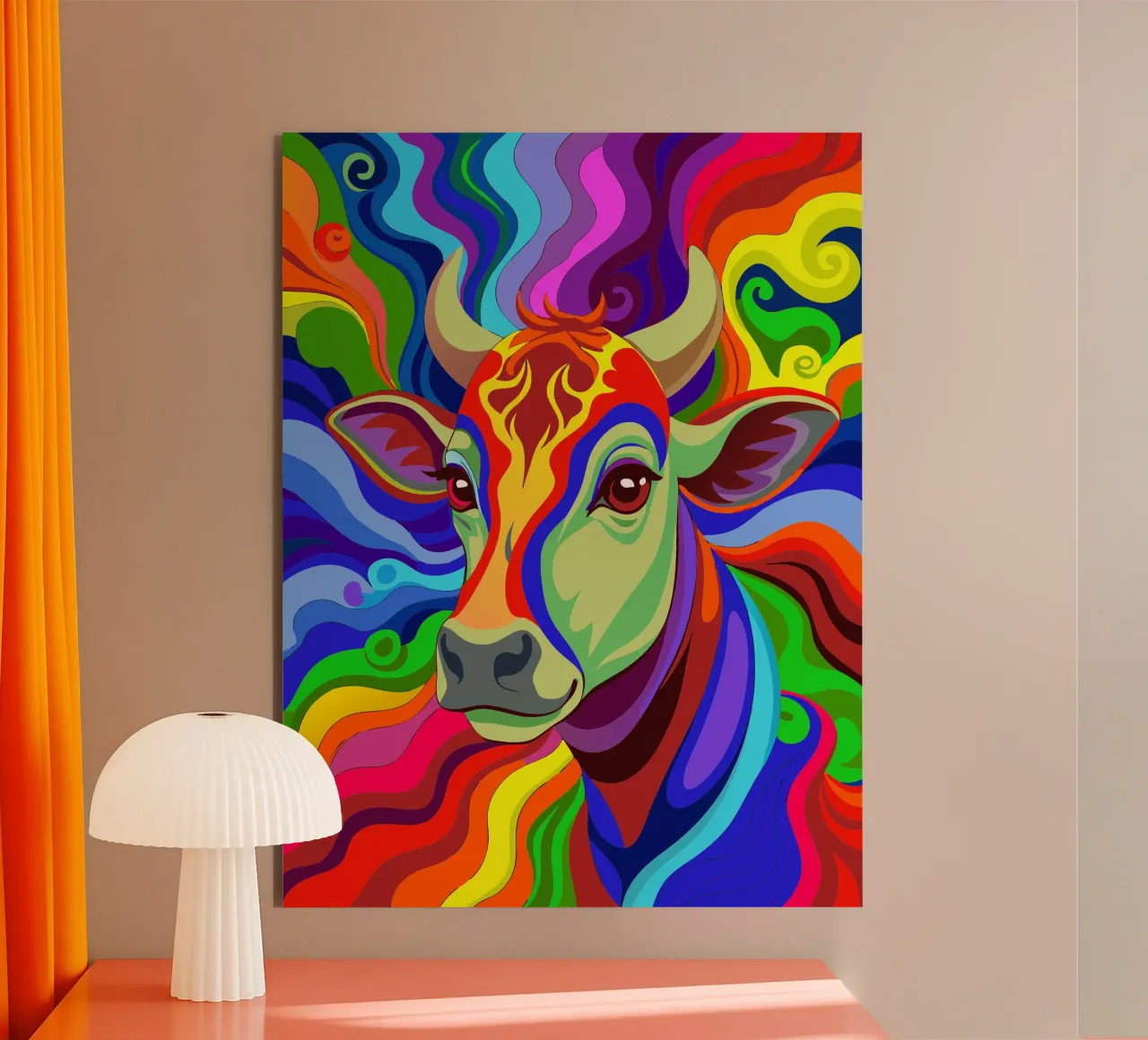 cow vector fullcolor alu-dibond by onelife