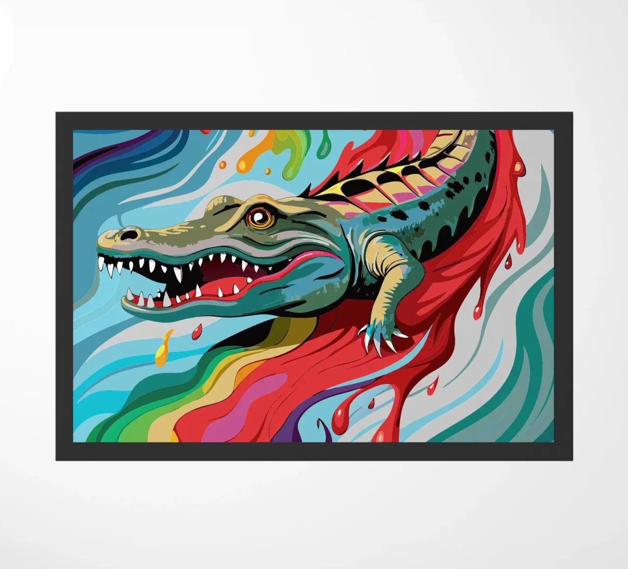cocodrilo vector fullcolor felpudo de onelife