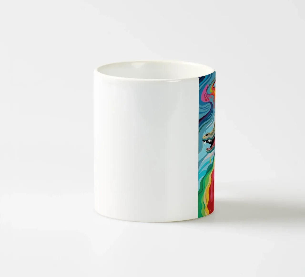 coccodrillo vettore fullcolor tazza in ceramica da onelife