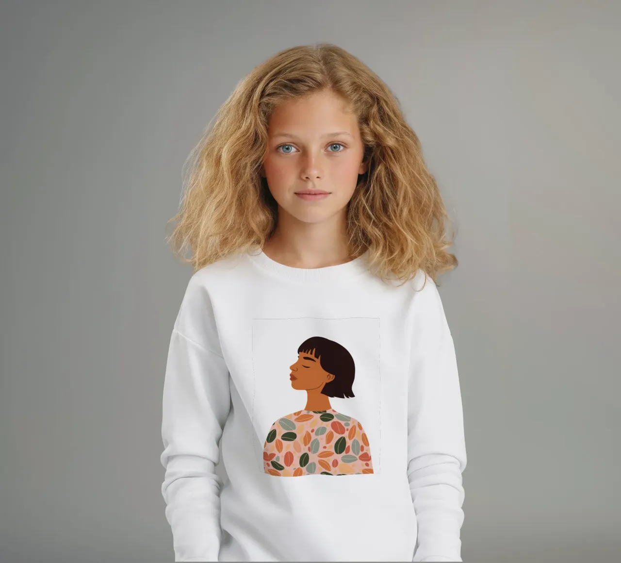 Profilo del maglione floreale felpa bambino da Peak Delusion