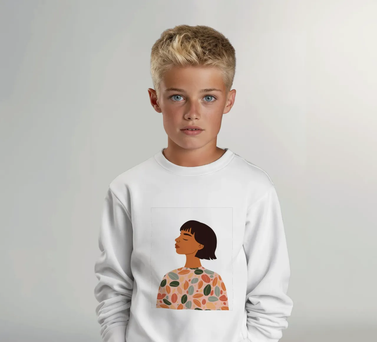Profilo del maglione floreale felpa bambino da Peak Delusion