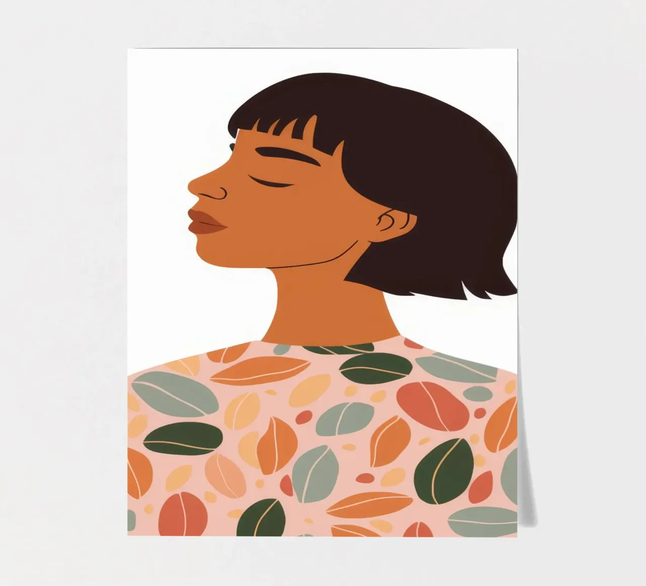 Floraler Pullover Profil Stickerbogen von Peak Delusion