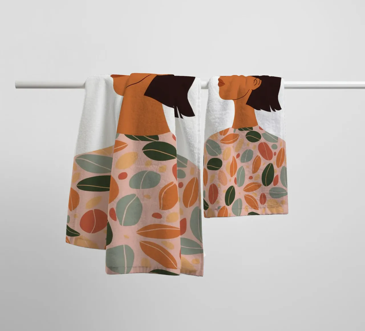 Profilo del maglione floreale asciugamano da bagno da Peak Delusion