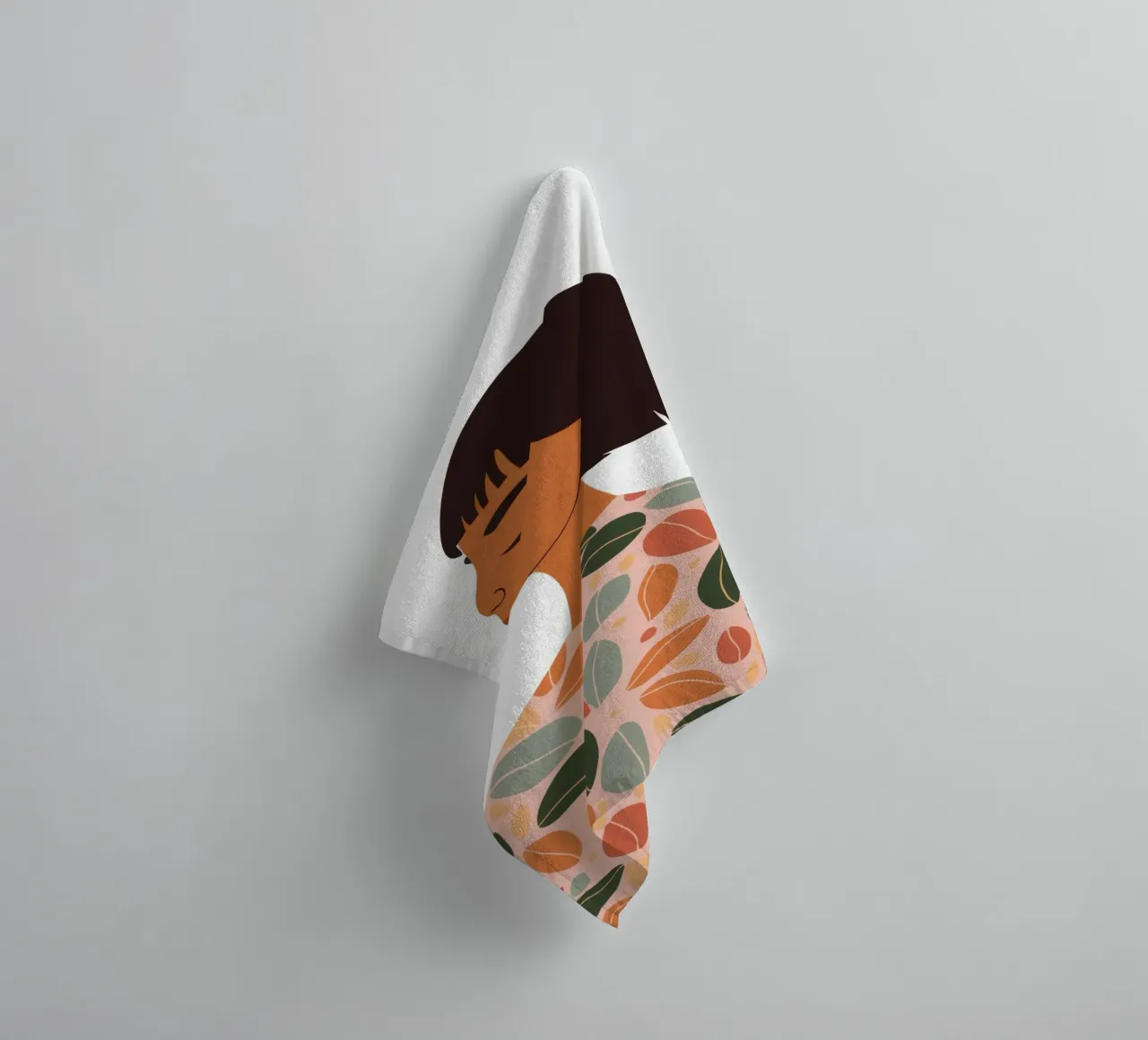 Profilo del maglione floreale asciugamano da bagno da Peak Delusion