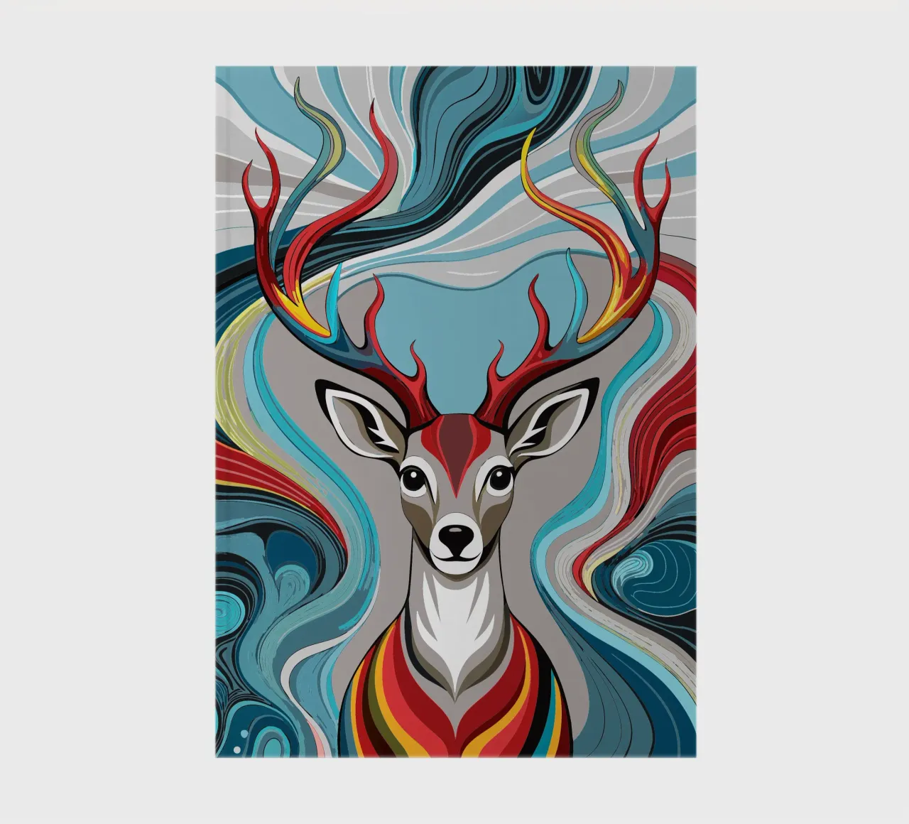 deer vector fullcolor notebook by onelife