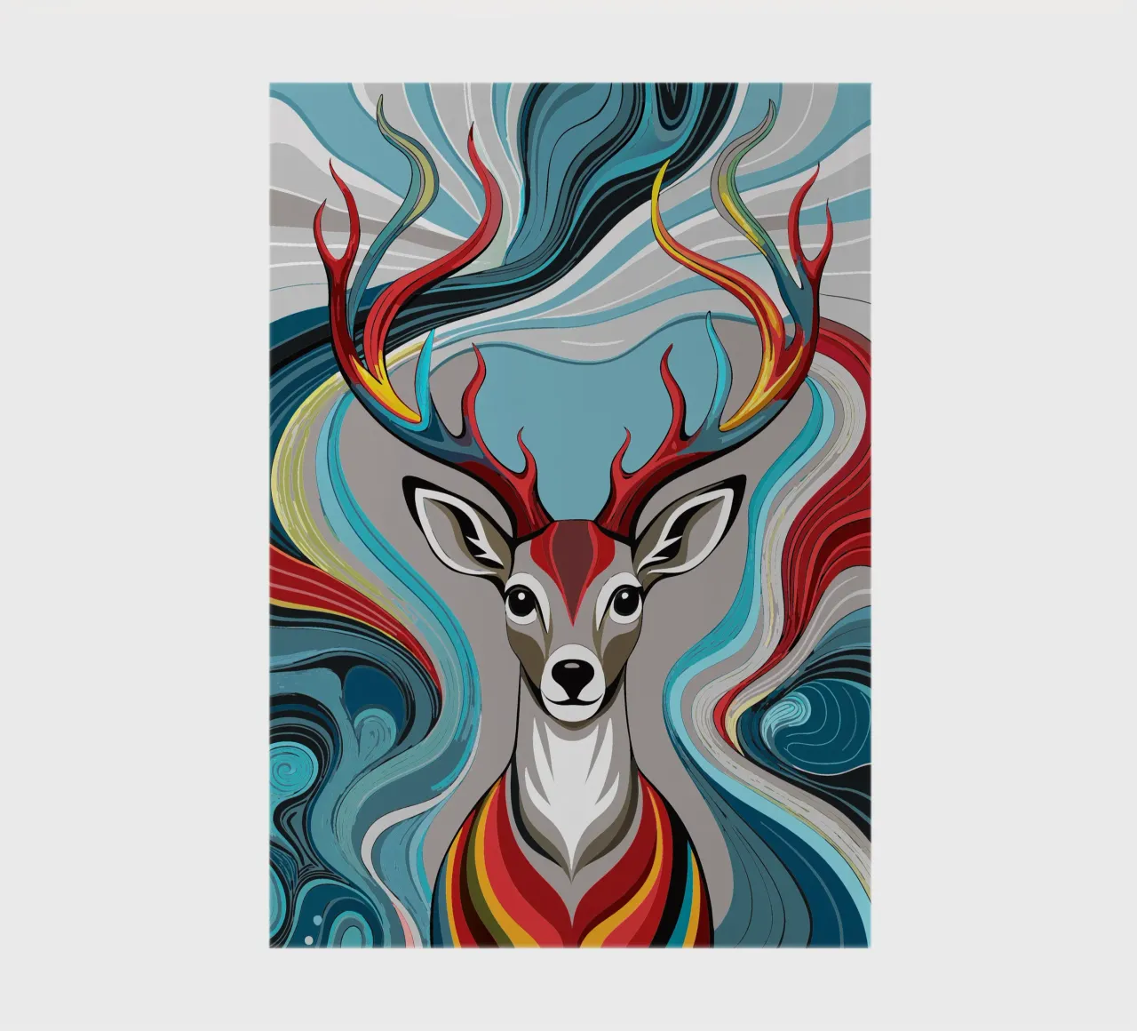 deer vector fullcolor notebook by onelife