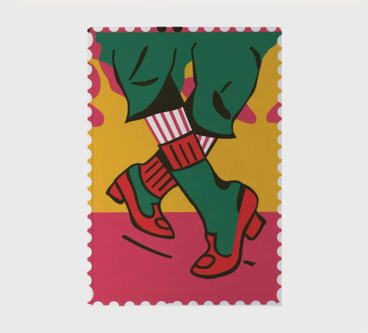 La mode des timbres-poste carnet de notes de Peak Delusion