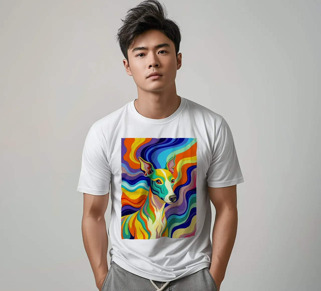 cane vettore fullcolor t-shirt da onelife