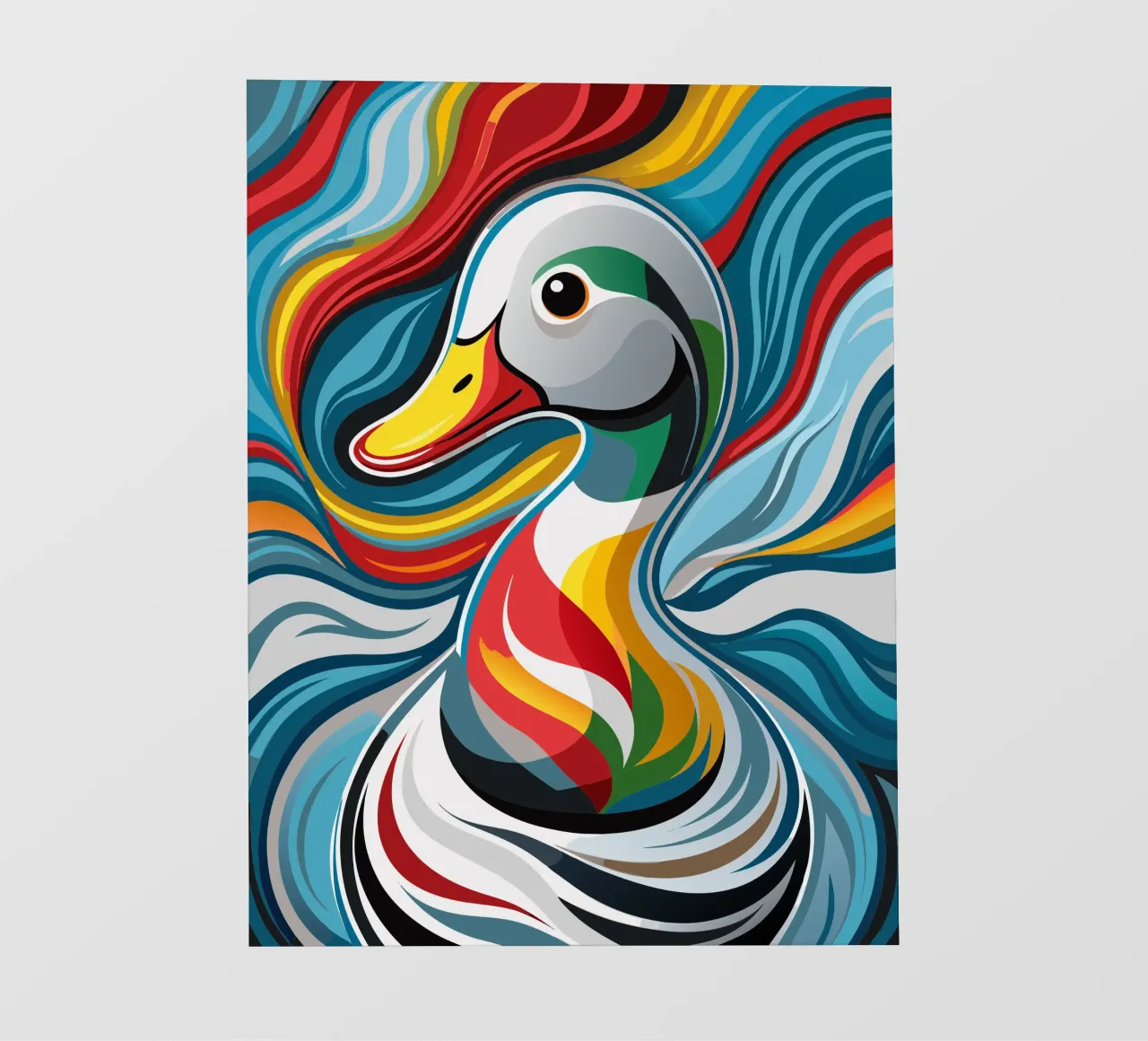 pato vector a todo color lonas publicitarias de onelife