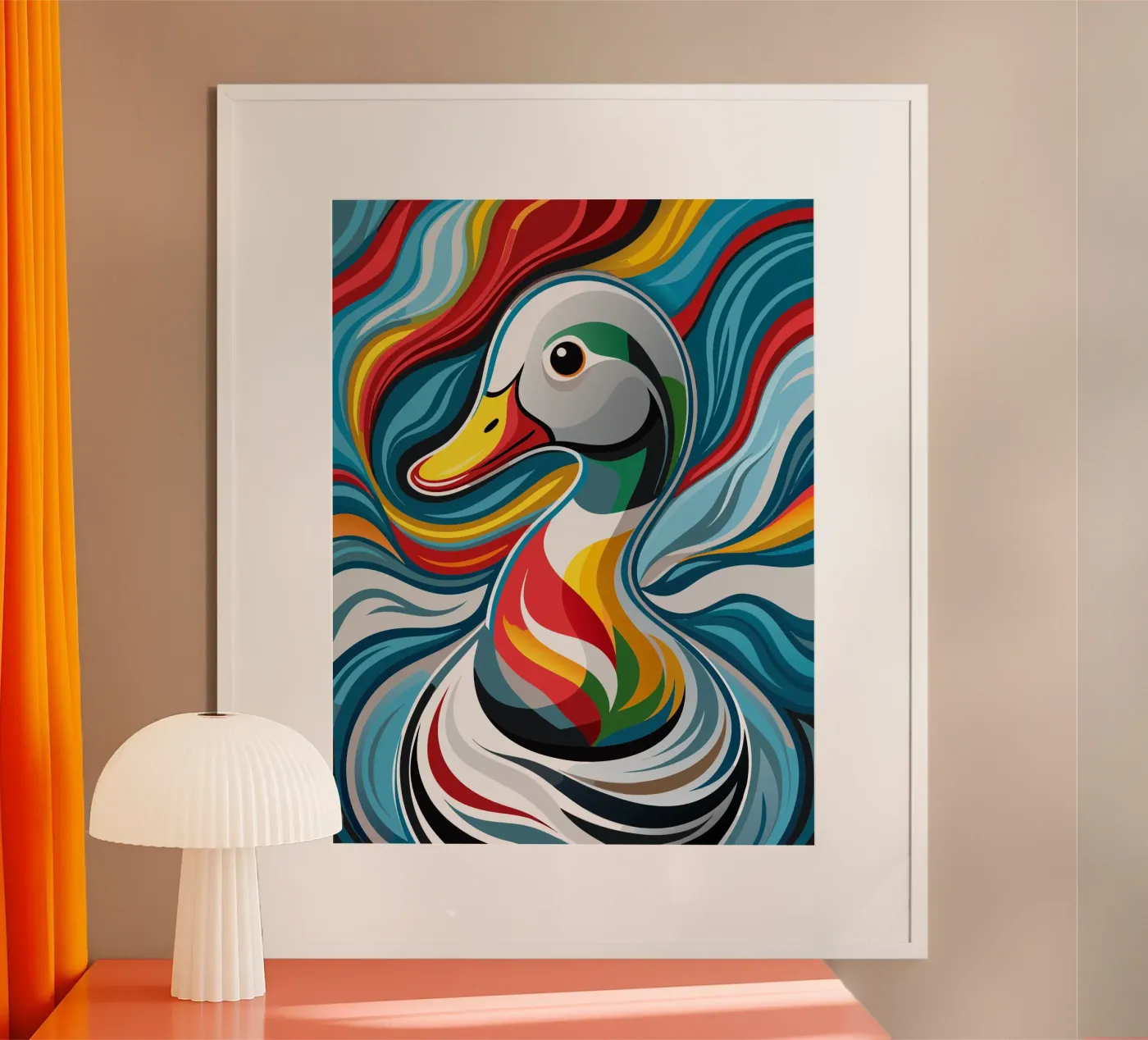 eend vector fullcolor poster van onelife