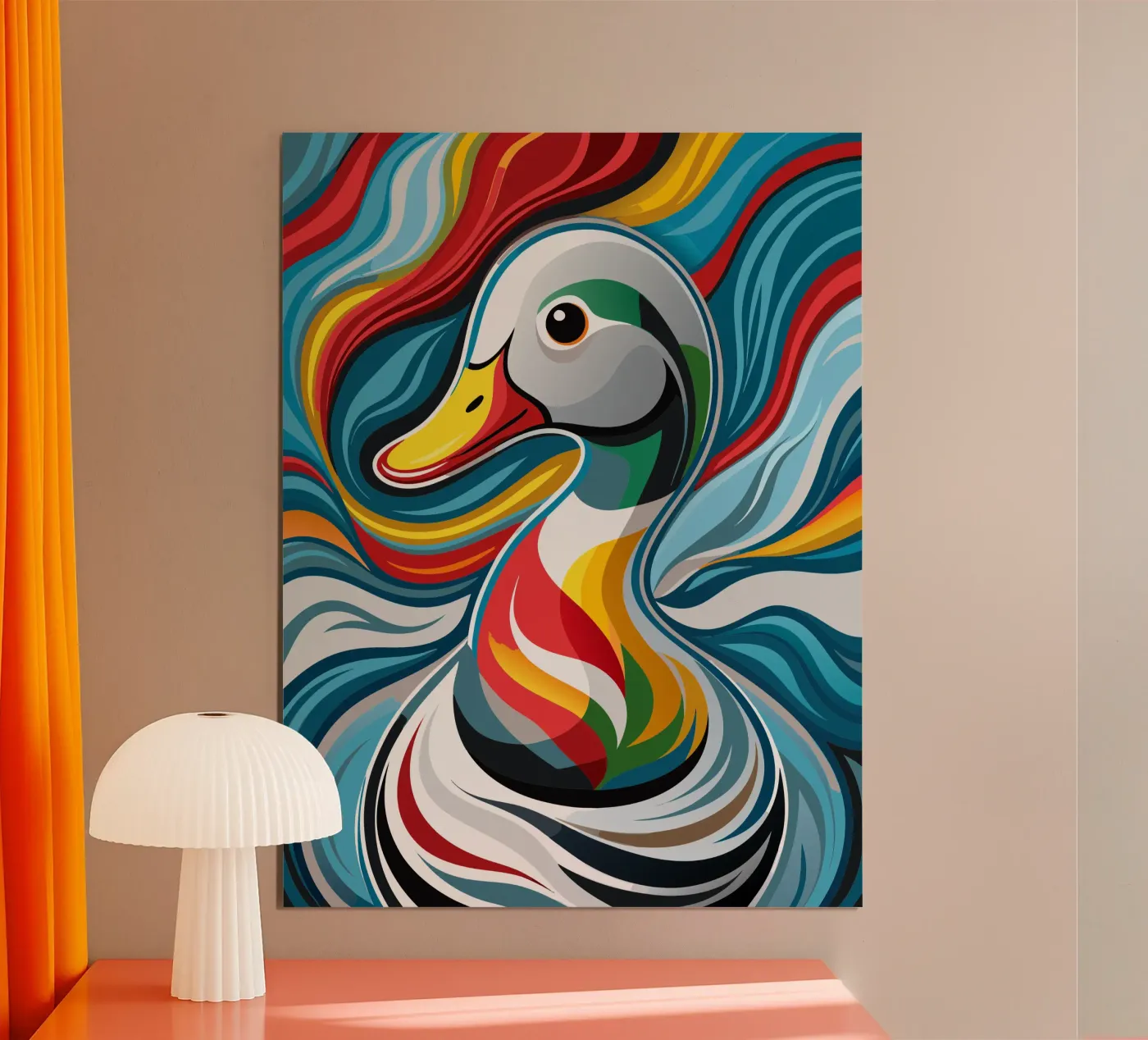 eend vector fullcolor poster van onelife