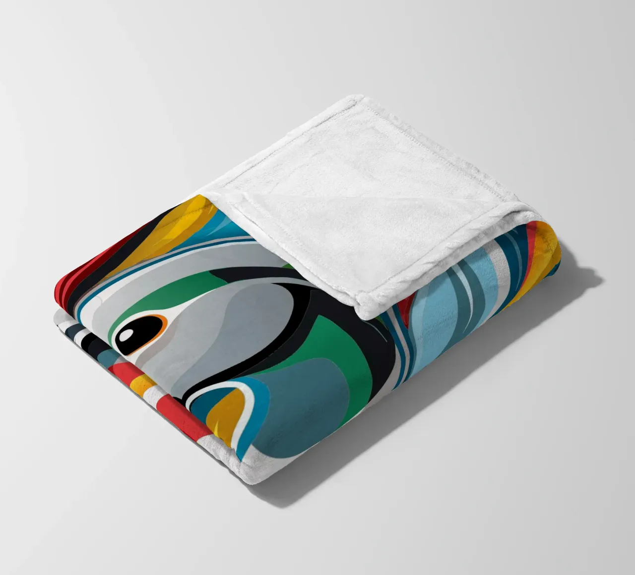 anatra vettore fullcolor coperta in pile da onelife
