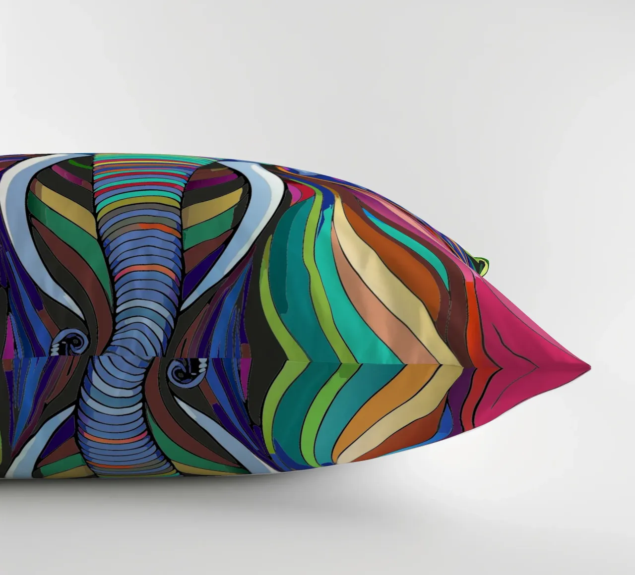 elefante vettore fullcolor cuscino da onelife