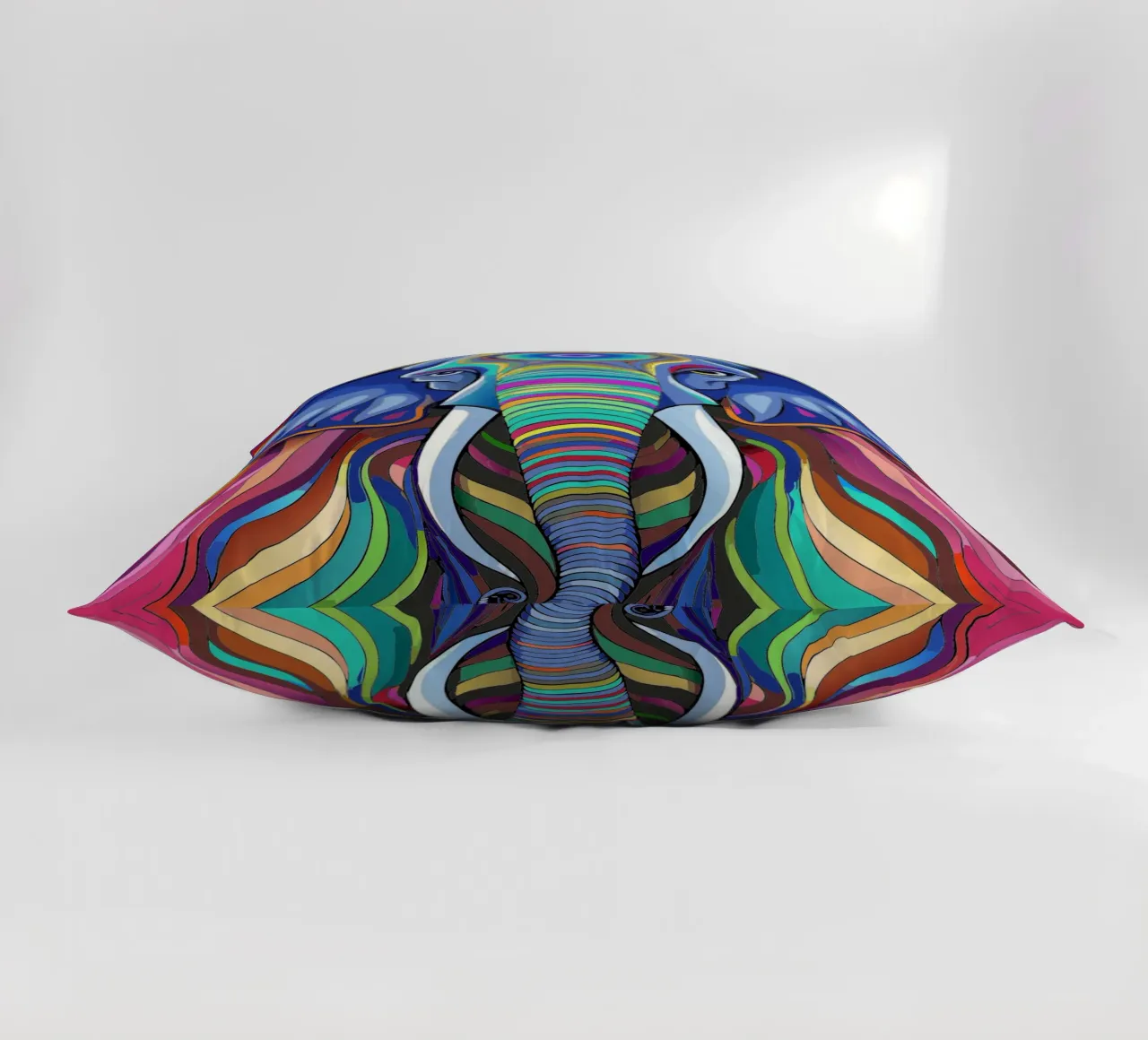 elefante vettore fullcolor cuscino da onelife