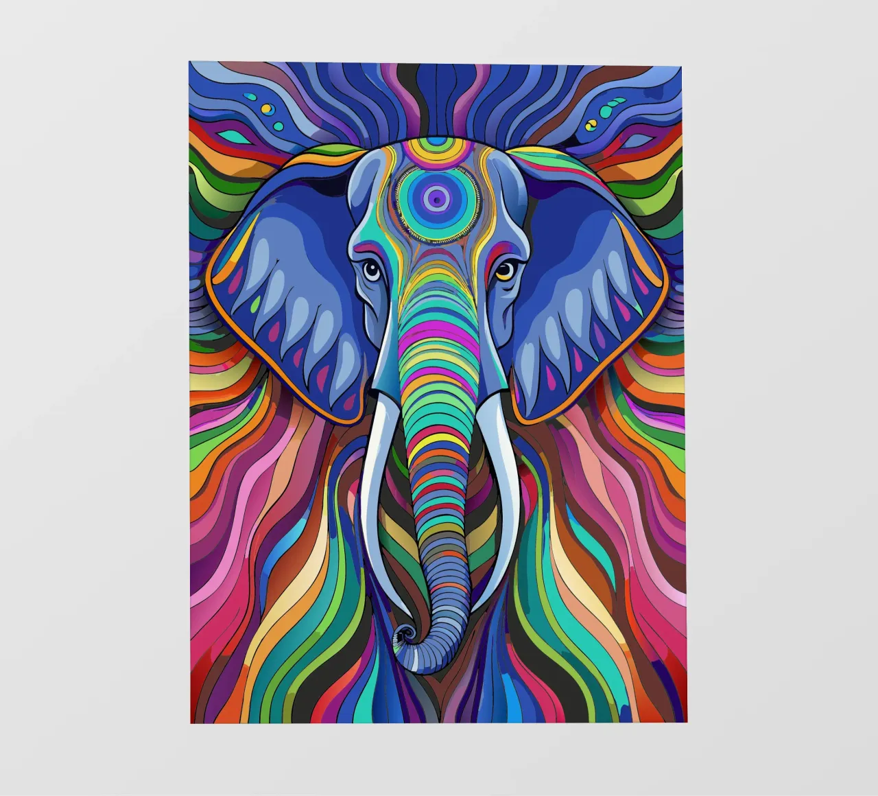 elefante vettore fullcolor telo in pvc da onelife