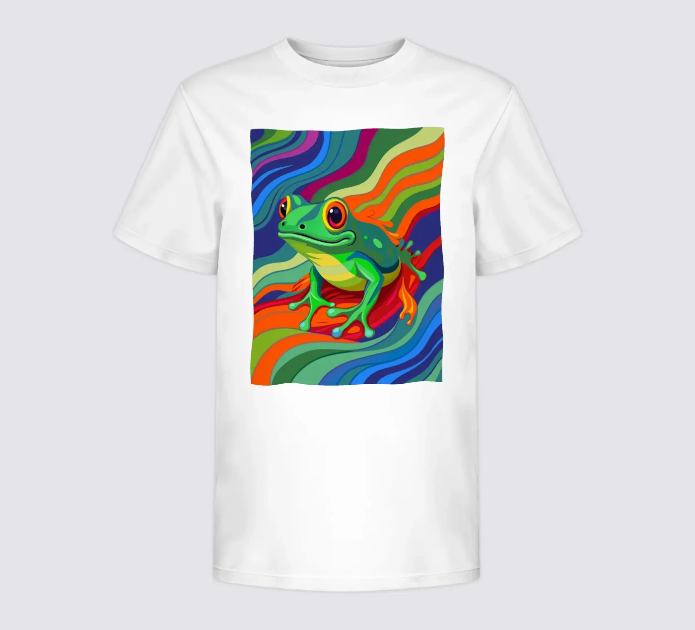 frog vector fullcolor t-shirt bambini da onelife