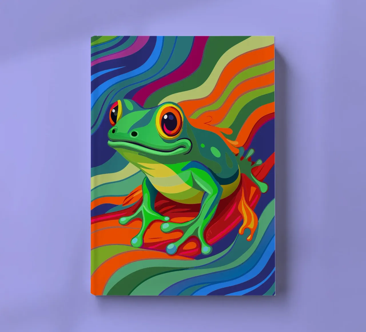frog vector fullcolor notebook by onelife