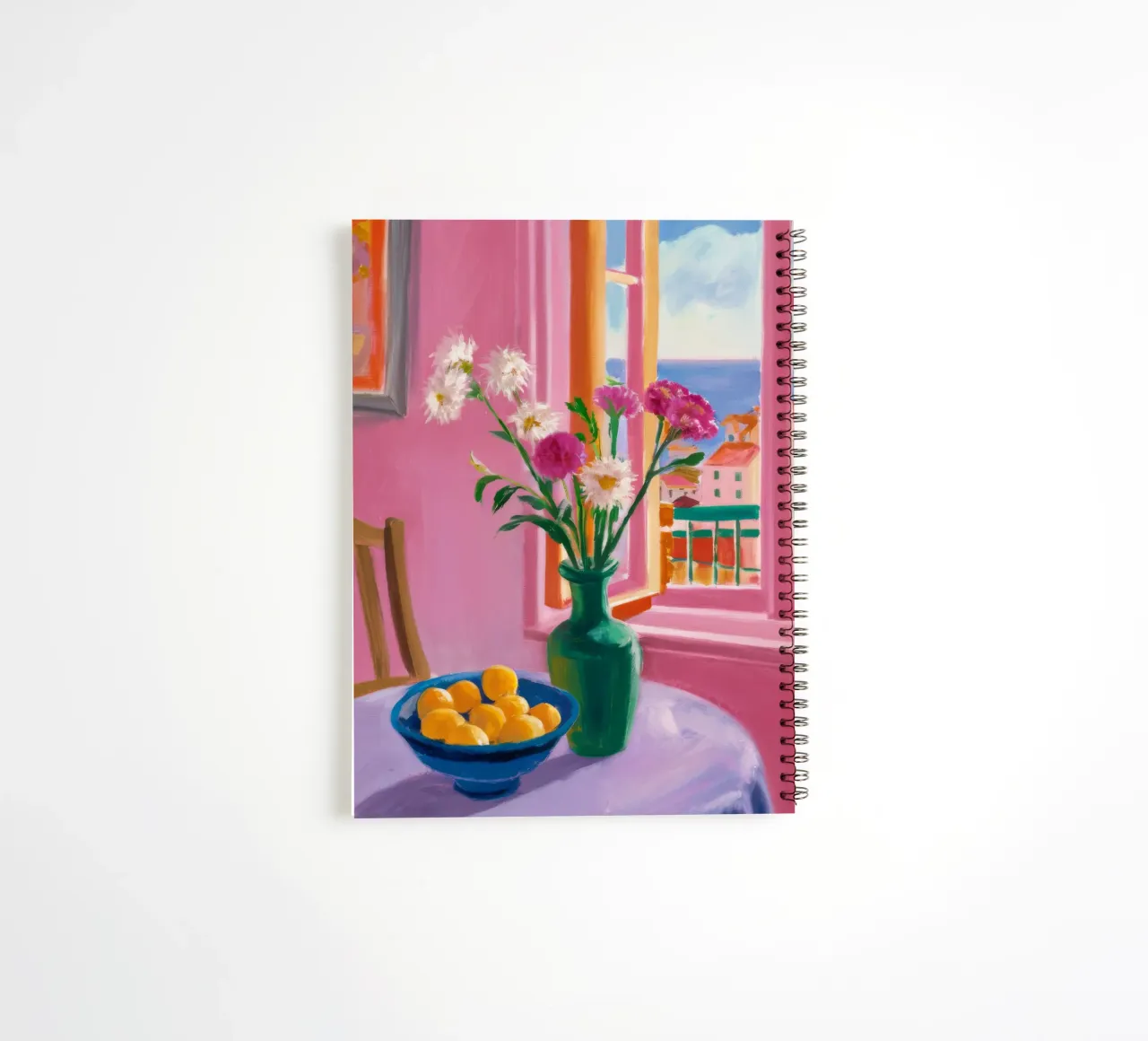 Rosa Zimmer Orange Stille Ringbuch von FadeAura