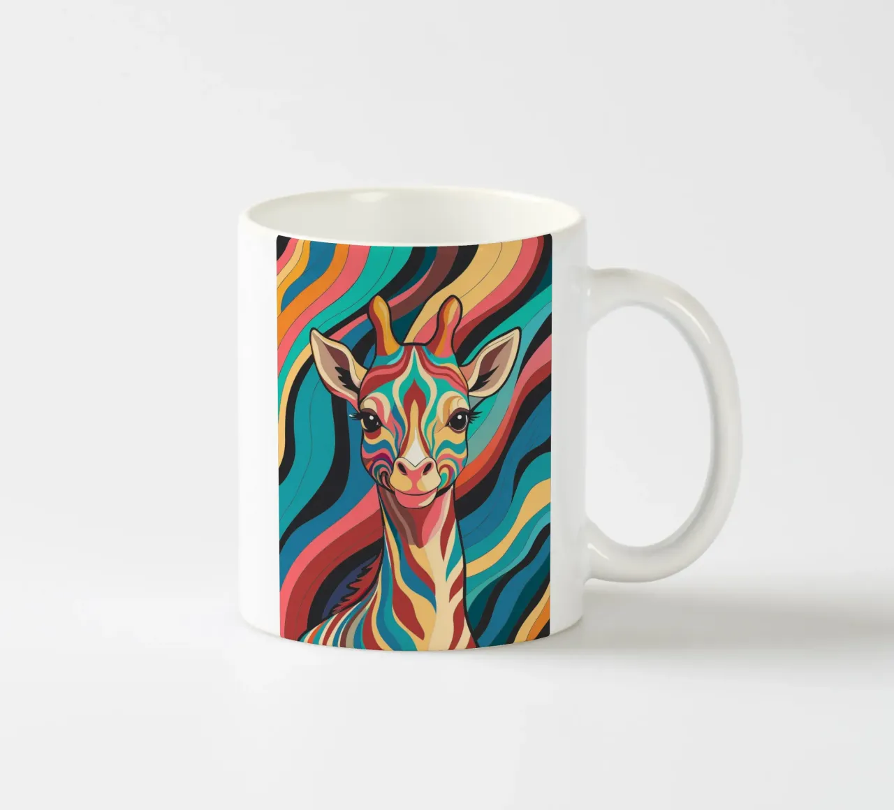 giraffa vettore fullcolor tazza in ceramica da onelife