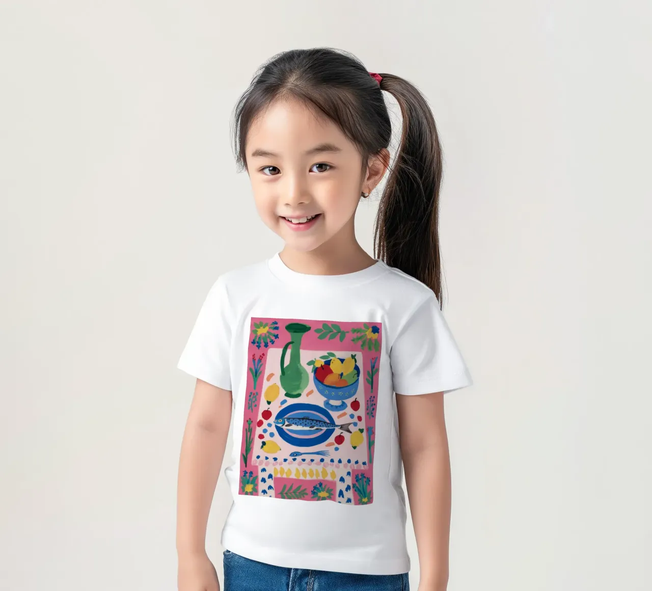 Visplateau Stilte kinder t-shirt van Stone Decade