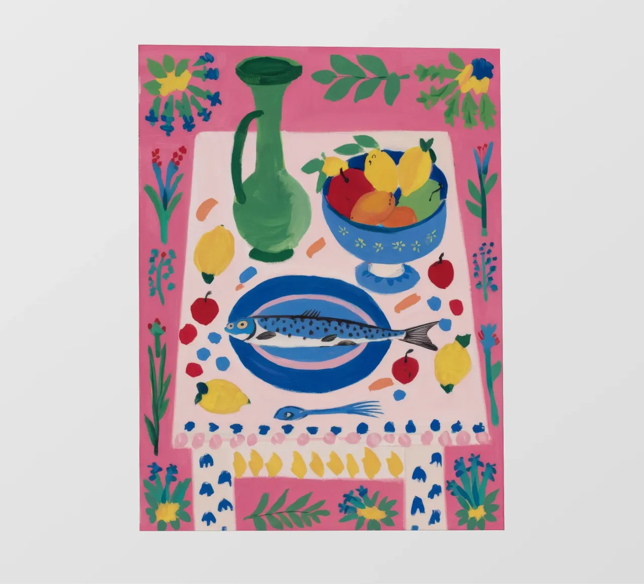 Fish Platter Stillness photo wallpaper by Stone Decade