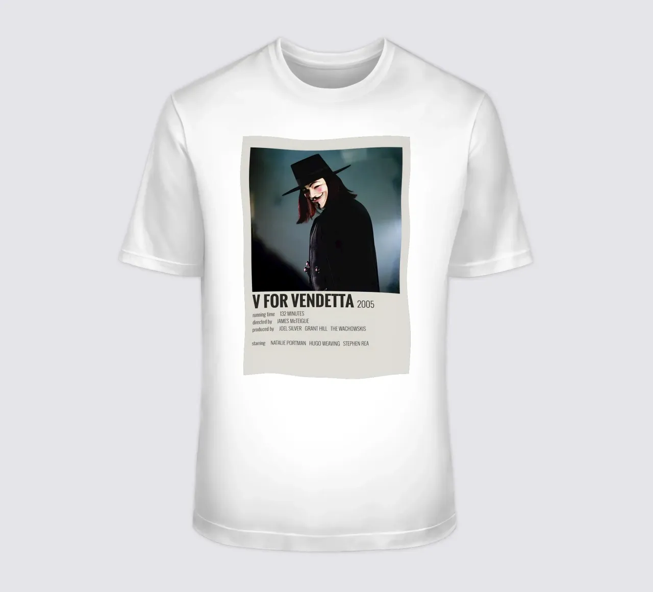 V FOR VENDETTA 2005 t-shirt da MVFminimalist