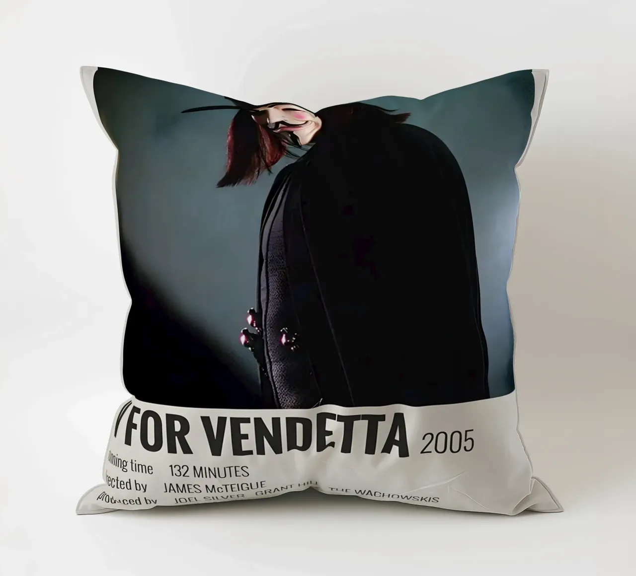 V FOR VENDETTA 2005 cuscino da MVFminimalist