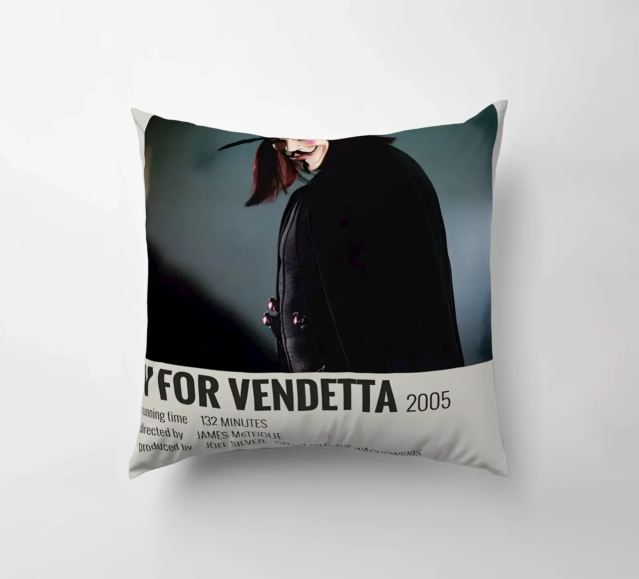 V FOR VENDETTA 2005 cuscino da MVFminimalist