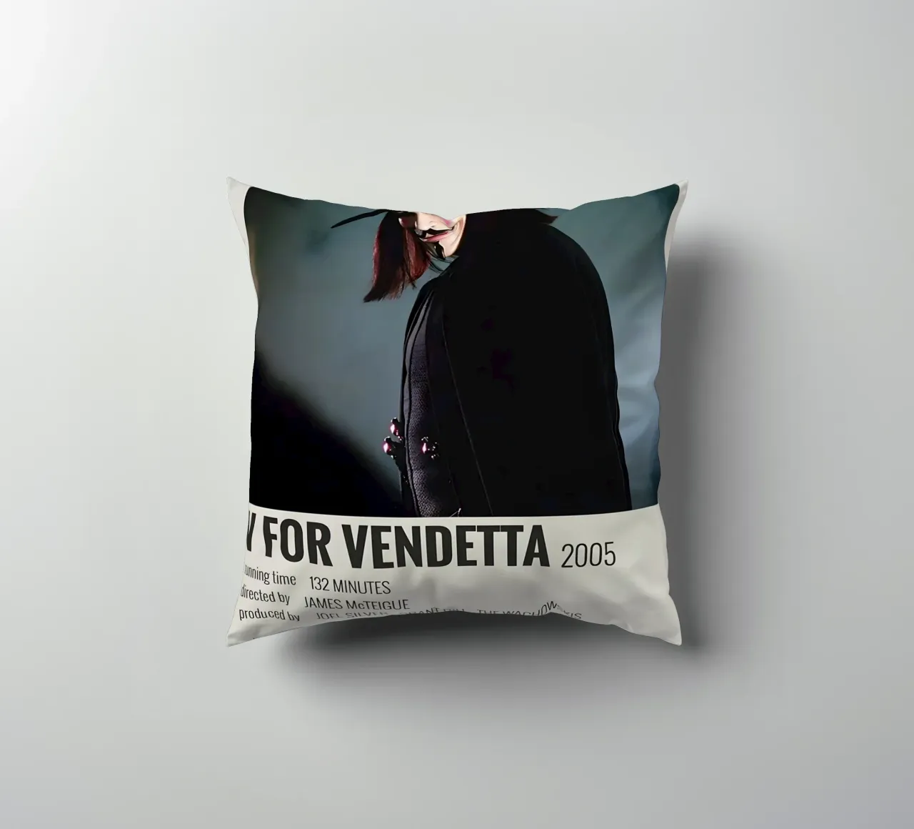 V FOR VENDETTA 2005 cuscino da MVFminimalist