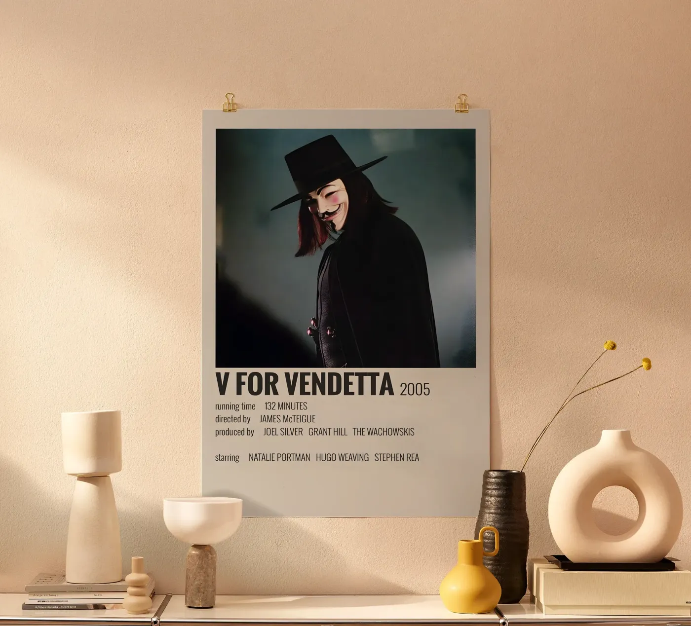 V FOR VENDETTA 2005 poster da MVFminimalist