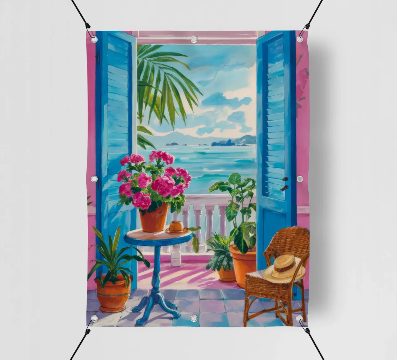 Balcone Brezza di mare telo in pvc da FadeAura