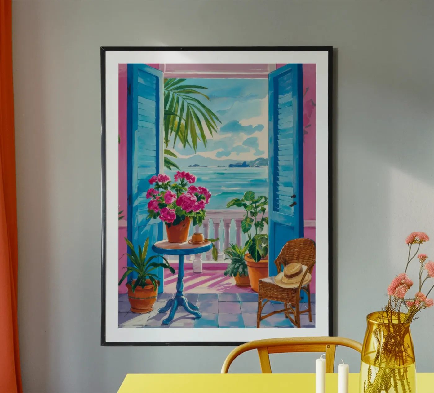 Balcone Brezza di mare poster da FadeAura