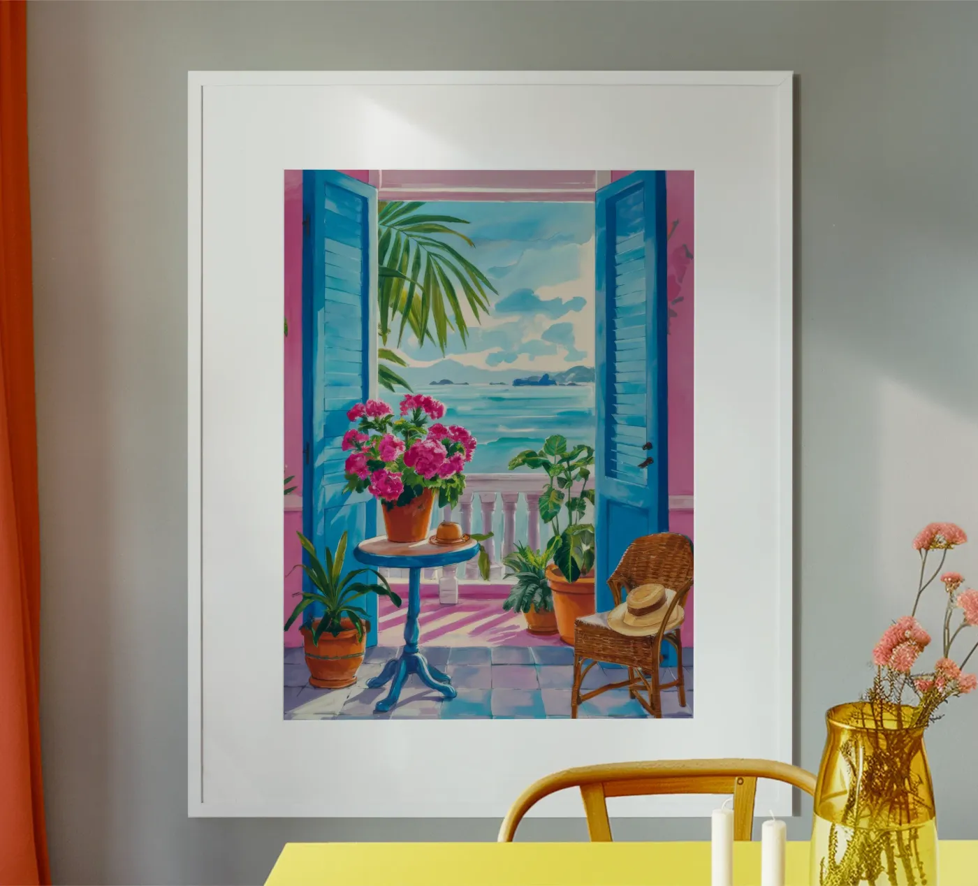Balcone Brezza di mare poster da FadeAura