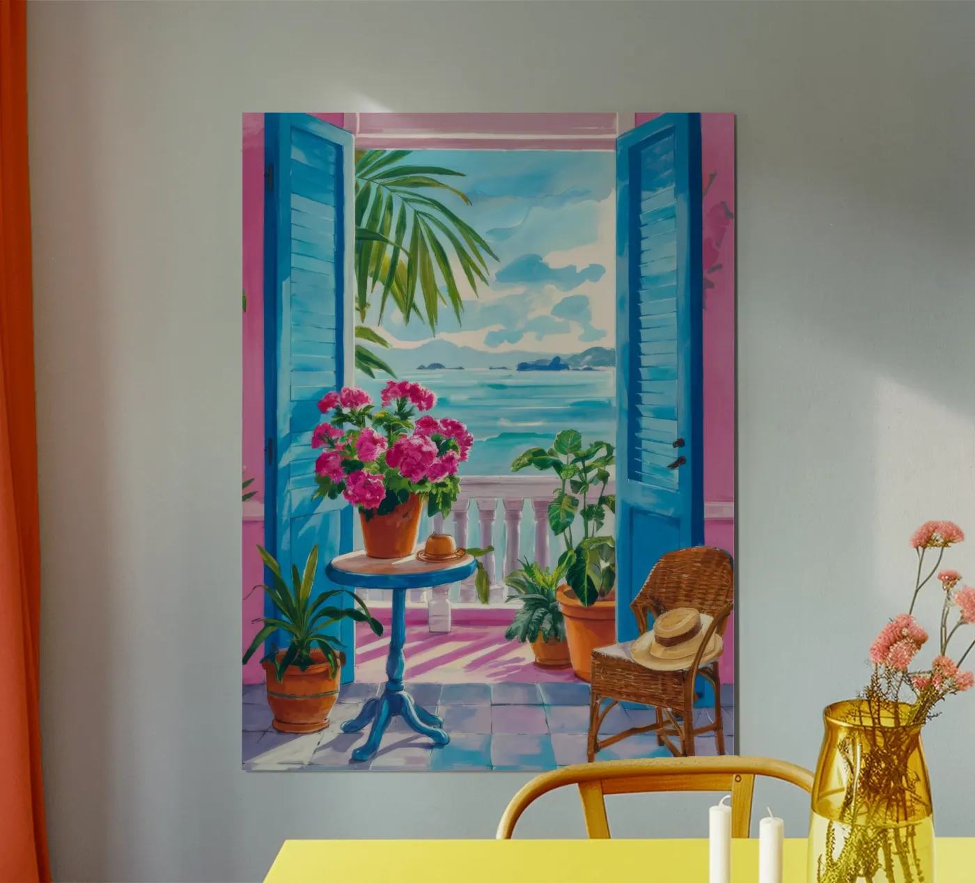 Balcone Brezza di mare poster da FadeAura